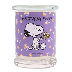 Peanuts Snoopy Αρωματικό Κερί Best Mom Ever σε Βάζο Πορτοκαλί 250gr A2106