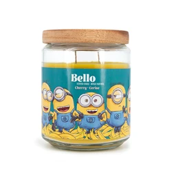 Minions Διακοσμητικό Κερί σε Βάζο Κίτρινο 510gr