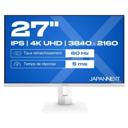 Japannext 4K UHD Οθόνη 27" (68,6 cm) JN-IPS270UHD60F-C65W-HSP-W