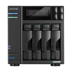 Asustor Lockerstor 4 Gen2 (AS6704T V2) NAS Tower — 4 θέσεων για HDD/M.2/SSD, 2x Ethernet