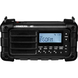 Sangean MMR-99 DAB Black - Emergency Crank & Solar Radio (DAB+/FM)