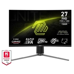MSI MAG 276CPXF - 27" Rapid VA Curve 1500R / Full HD / 0,5ms / 280Hz