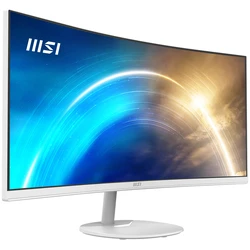 MSI PRO MP341CQWDE 34" (86 cm) Curved WQHD VA 100Hz - Λευκό
