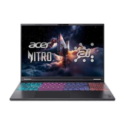 Acer Nitro 16S AI AN16S-61 -R352 16" IPS QHD+ Gaming Laptop (Ryzen AI 300 Series 365 / 32GB DDR5 / 1TB SSD / GeForce RTX 5070 Ti 8GB / Windows 11 Pro) - US Keyboard
