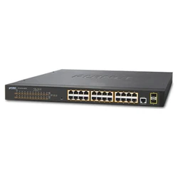 Planet Διακόπτης Δικτύου GS-4210-24P2S PoE Plus Managed