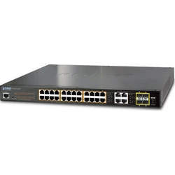 Planet GS-4210-24P4C Διαχειριζόμενος L2 Gigabit Switch 24x PoE+ / 4x SFP (Rackmount)