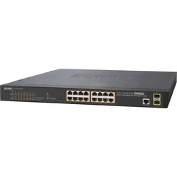 Planet Switch Managed Layer 2 PoE Plus GS 4210 16P2S