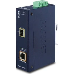 Planet Converter IGUP 805AT 1-Port 100 1000X SFP to 1-Port 10 100 1000T 802.3bt PoE++ Media Converter