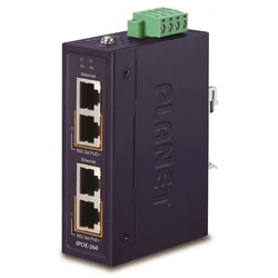 Planet Technology Unmanaged L2 PoE Plus Switch 4 Port Gigabit IPOE-260