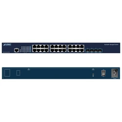 Planet Technology Managed L3 Switch 24 Gigabit Ethernet Ports and 4 SFP Ports