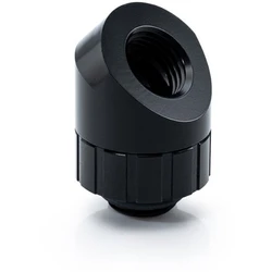 Bitspower Artemis 45° Fitting Περιστρεφόμενο Ματ Μαύρο (BPM-AT45R-MB)