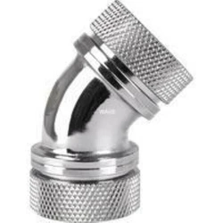 Thermaltake Pacific PETG Tube 45° Διπλό Συμπιεστικό Fitting 16mm OD Ασημί (CL-W098-CA00SL-A)