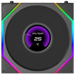 Lian Li Uni Fan TL LCD FLEX 120mm ARGB, Μαύρο