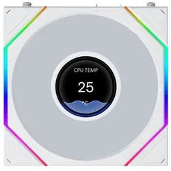 Lian Li Uni Fan TL LCD FLEX 120mm ARGB Λευκός 4-Pin PWM