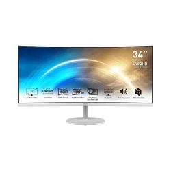 MSI PRO MP341CQW 34" Ultrawide Καμπυλωτή Gaming Οθόνη VA UWQHD 3440x1440 4ms 100Hz