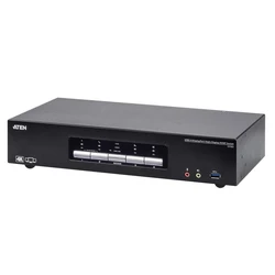 ATEN KVM Switch 4P USB 3.0 4K DisplayPort Triple View KVMP S (CS1964-AT-G)