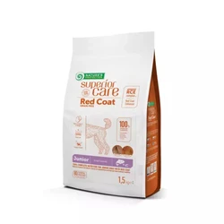 Nature's Protection Superior Care Red Coat 1.5 kg Grain-Free & Gluten-Free Dry Food for Small Breed Puppies with Salmon