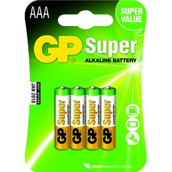 GP Batteries AAA Alkaline Battery GPB20333