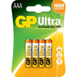 GP Batteries Μπαταρία Αλκαλική AAA LR03 GP Ultra Alkaline G-TECH