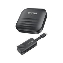 Unitek Ασύρματο Kit Επέκτασης USB-C σε HDMI έως 50 m V1184A (Πομπός & Δέκτης)
