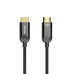 Unitek Καλώδιο HDMI 2.1 Ultra High Speed 48Gbps HDMI male - HDMI male 30 m Μαύρο