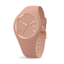 Ice Glam Pastel Γυναικείο Ρολόι 34mm Ροζ Καουτσούκ Λουράκι IC019530