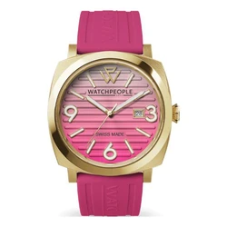 Ice Γυναικείο Ρολόι 45mm Ροζ Watchpeople (Model 700985)