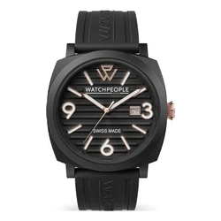 Γυναικείο Ρολόι Watchpeople (Ice) 45mm Μαύρο Μπαταρίας - 700994