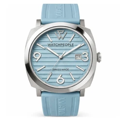 Ice Γυναικείο Ρολόι 45mm Watchpeople Model 700996 - Μπλε Σιλικόνη, Αναλογικό Quartz, 10ATM