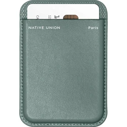 Native Union Re Classic Μαγνητική Θήκη Κάρτας MagSafe Elegant Shells - Πράσινο