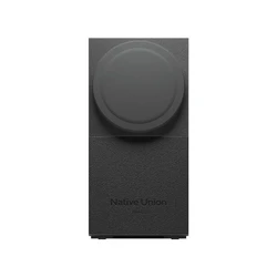 Native Union Ασύρματος Φορτιστής Qi2 και Καλώδιο USB-C 15W Μαύρο (Rise 2-in-1)