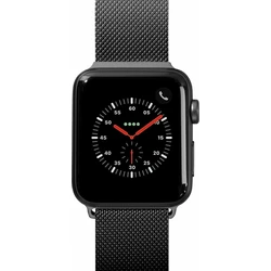 LAUT Steel Loop Μαύρο Ατσάλινο Milanese λουράκι για Apple Watch (42mm/44mm)