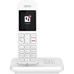 Telekom Sinus A12 Ασύρματο Τηλέφωνο με Αποκρίτρια - Λευκό
