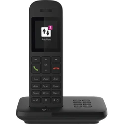 Telekom Sinus A12 ασύρματο τηλέφωνο με τηλεφωνητή - μαύρο
