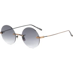Belstaff Women's Sunglasses EASTHAM-S040 — Brown Metal Frame, Brown Lenses