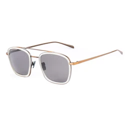 Belstaff Ryder Clear Men's Sunglasses - Transparent Metal Frame, Clear Polycarbonate Lenses (54/21/145)