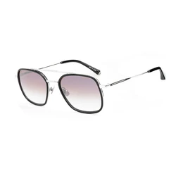Belstaff Women's Sunglasses AVEDON-S116 Black Metal Frame Grey Gradient Lenses 56/20/145