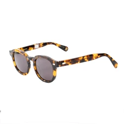 Belstaff Unisex Γυαλιά Ηλίου MILFORD-S164 — Καφέ Ταρταρούγα Κοκκάλινο Σκελετό, Γκρι Φακοί