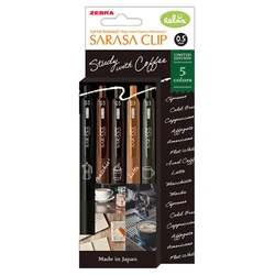 Zebra Sarasa Clip Gel Pen Set 0.5