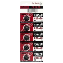 Maxell Batteries Lithium CR1620 5pcs