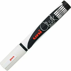Μαρκαδόρος κιμωλίας Mitsubishi UNI CHALK PWE-5M λευκός
