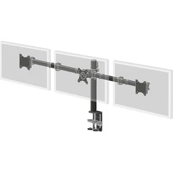 Iiyama DS1003C-B1 Flexible Desk Monitor Mount (Clamp) for 3 screens 10"-27", up to 30 kg