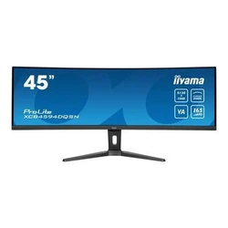 iiyama Monitor ProLite XCB4594DQSN B1 45 inch Curved Ultrawide VA 5120 x 1440 165Hz USB C Docking KVM