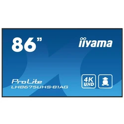 iiyama Digital Signage LH8675UHS B1AG 86 inch 4K UHD Display