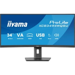 Οθόνη Iiyama ProLite XCB3494WQSU-B1 34" Ultrawide Curved 3440x1440 120Hz VA HDR USB-C