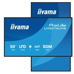 Iiyama LH5075UHS-B2AG 50" Public Display LCD 4K UHD (VA)