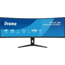 Iiyama ProLite XCB4994DQSU-B1 124,5 cm (49") Ultrawide Curved Monitor 5120x1440 32:9 VA 2ms