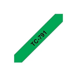 Κασέτα ταινίας Brother P-Touch TC-791 9 mm πράσινο/μαύρο