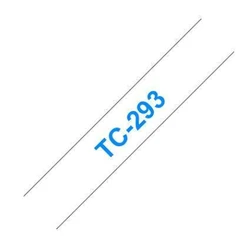 Κασέτα ετικετών Brother P-Touch TC-293 9mm λευκό/μπλε