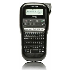 Brother PT‑H110 Electronic Handheld Label Printer, Black